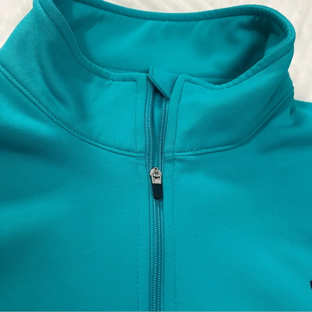 Ariat Tek Cold Series Pullover 1/4 Zip Top size xl Teal jacket sweatshirt shirt - Picture 12 of 14